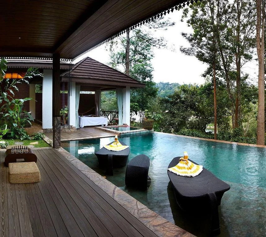 Pool villa at Timbertales in Coorg